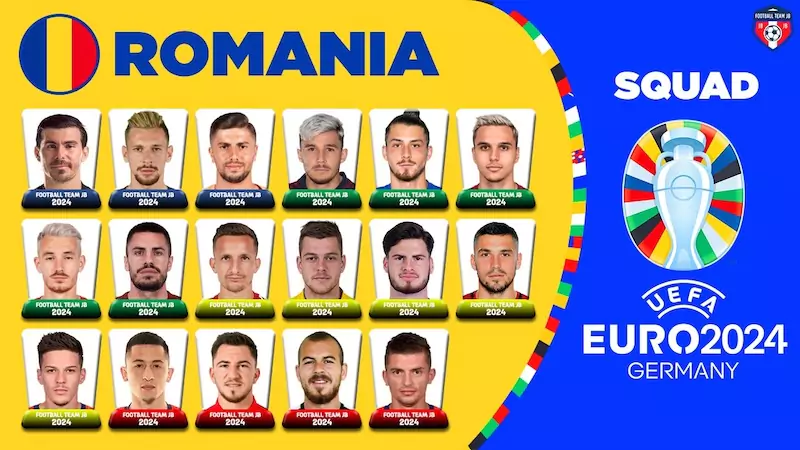 Đôi hình Romania tại Euro 2024
